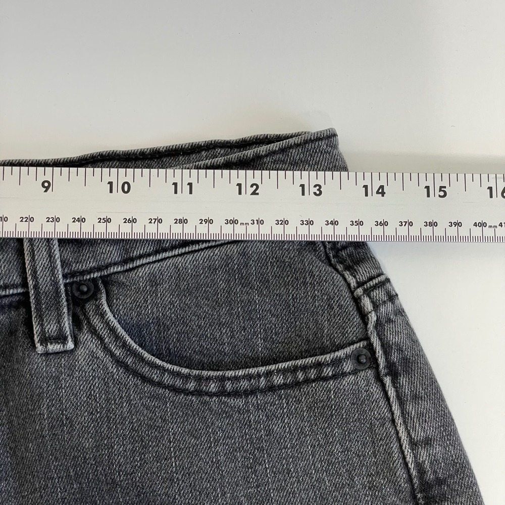BDG Urban Outfitters Mom High Rise Denim Shorts Black Button Fly‎ Size 26 - Picture 5 of 8
